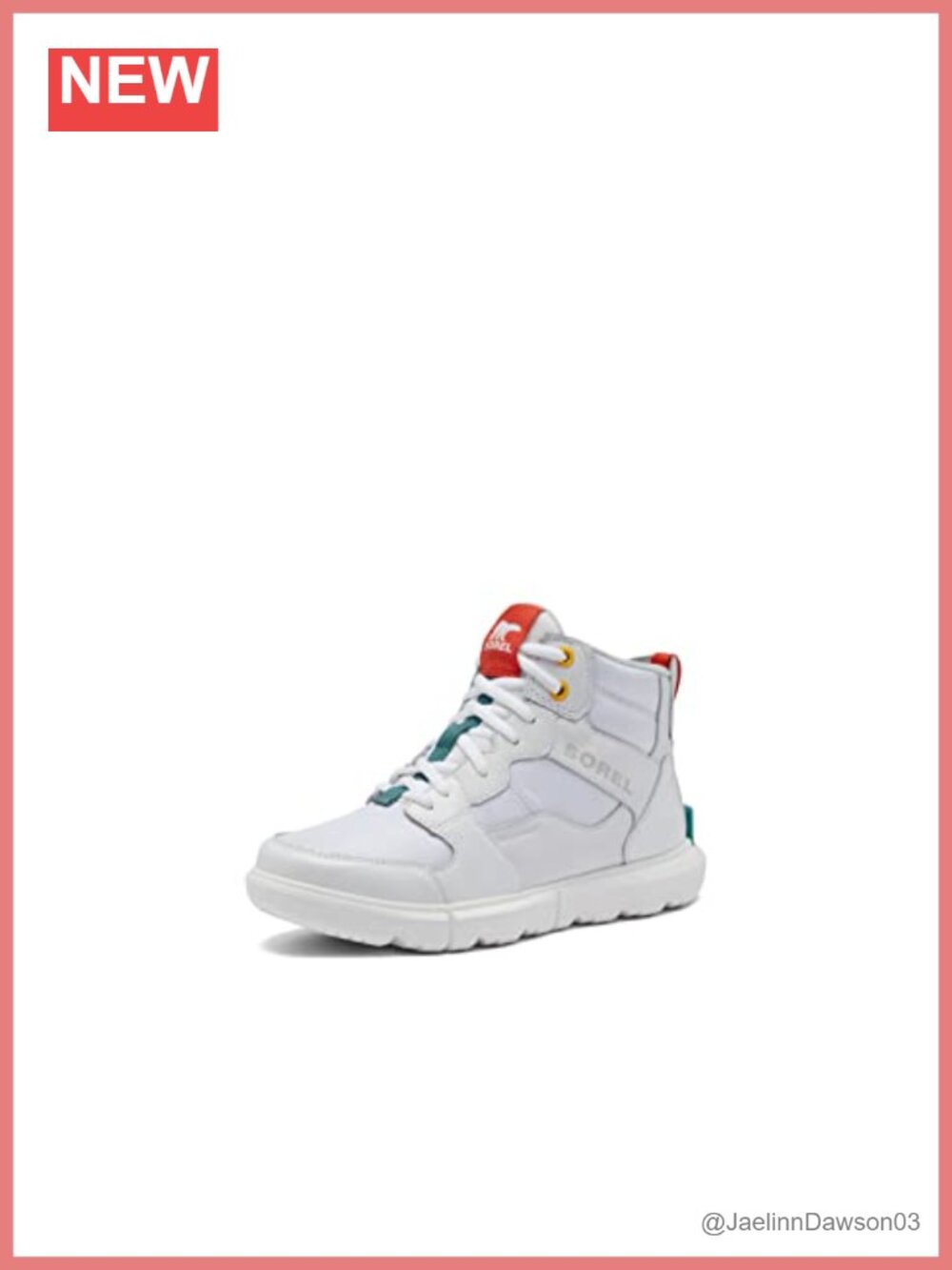 Waterproof Mid Sneaker Boot Lace-Up EVA Footbed